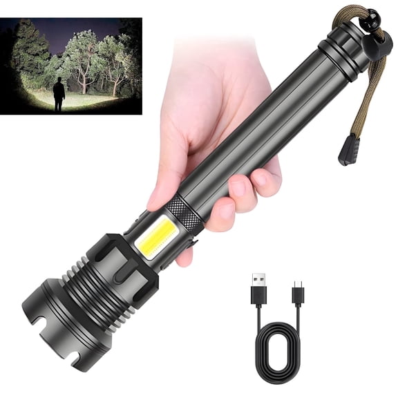 AMBLER LED Flashlights High Lumens Bright Zoomable Waterproof Emergency Flashlights