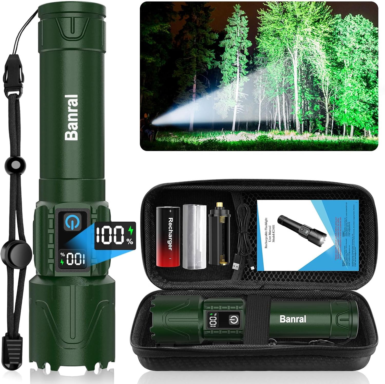 Using A Flashlight In House Rechargeable Flashlights High Lumens - Super Bright LED Tactical Flash ...