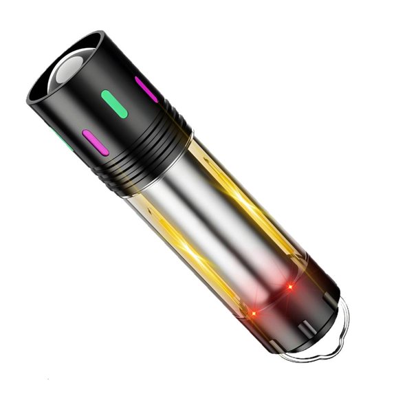 Rechargeable Flashlights Warning Light 4 Adjustable Mode Emergency Essential