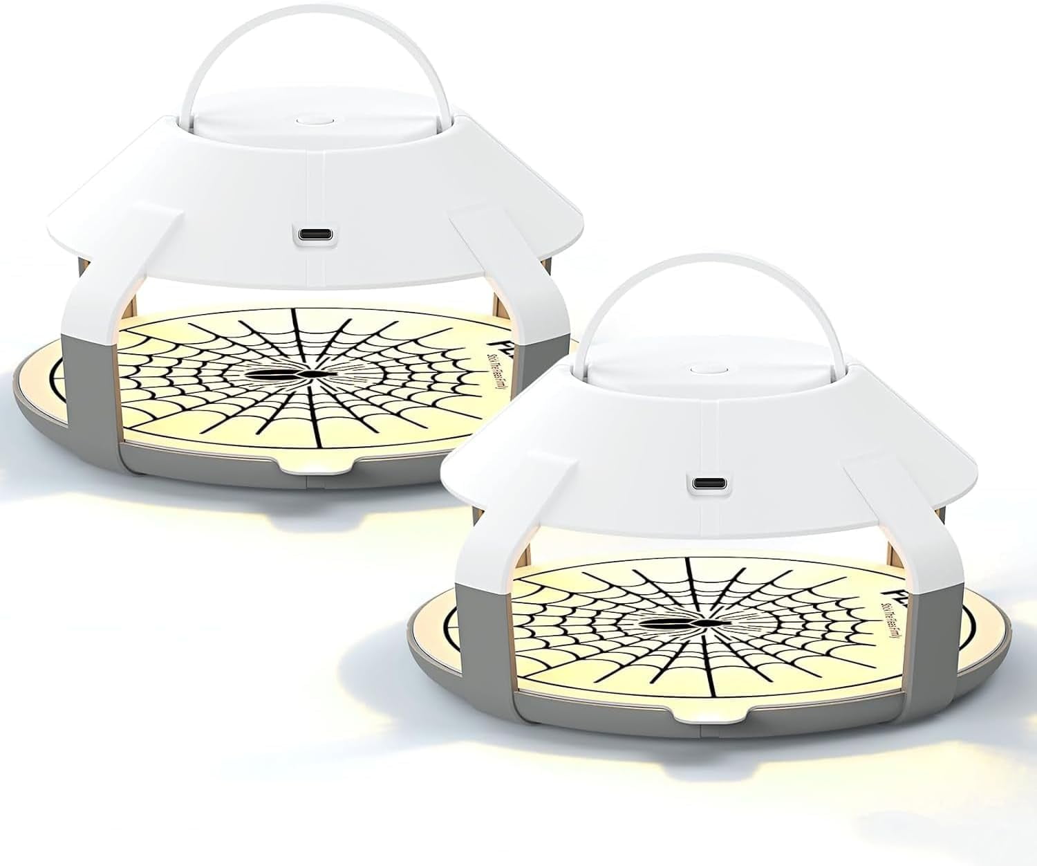 Rechargeable Flea Traps for Inside Your Home 2 Pack, Upgrade Indoor ...