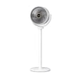 thumbnail image 1 of Rechargeable Floor Fan, Strong Wind Adjustable Speed, Portable Table Or Stand Use, Quiet Air Circulation Cooling, Ideal Home Office Bedroom Living Room, White, 1 of 7