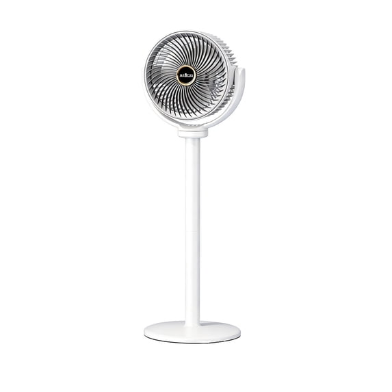 Rechargeable Floor Fan, Strong Wind Adjustable Speed, Portable Table Or Stand Use, Quiet Air Circulation Cooling, Ideal Home Office Bedroom Living Room, White