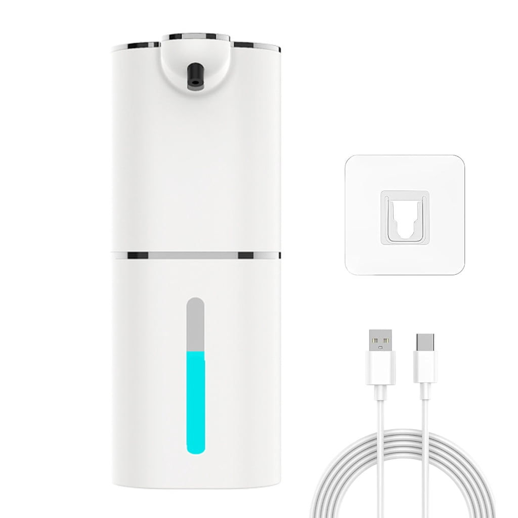 Rechargeable Foam Soap Dispenser Automatic Induction Foam Hand Washer Contactless Soap Dispenser for Kitchen & Bathroom
