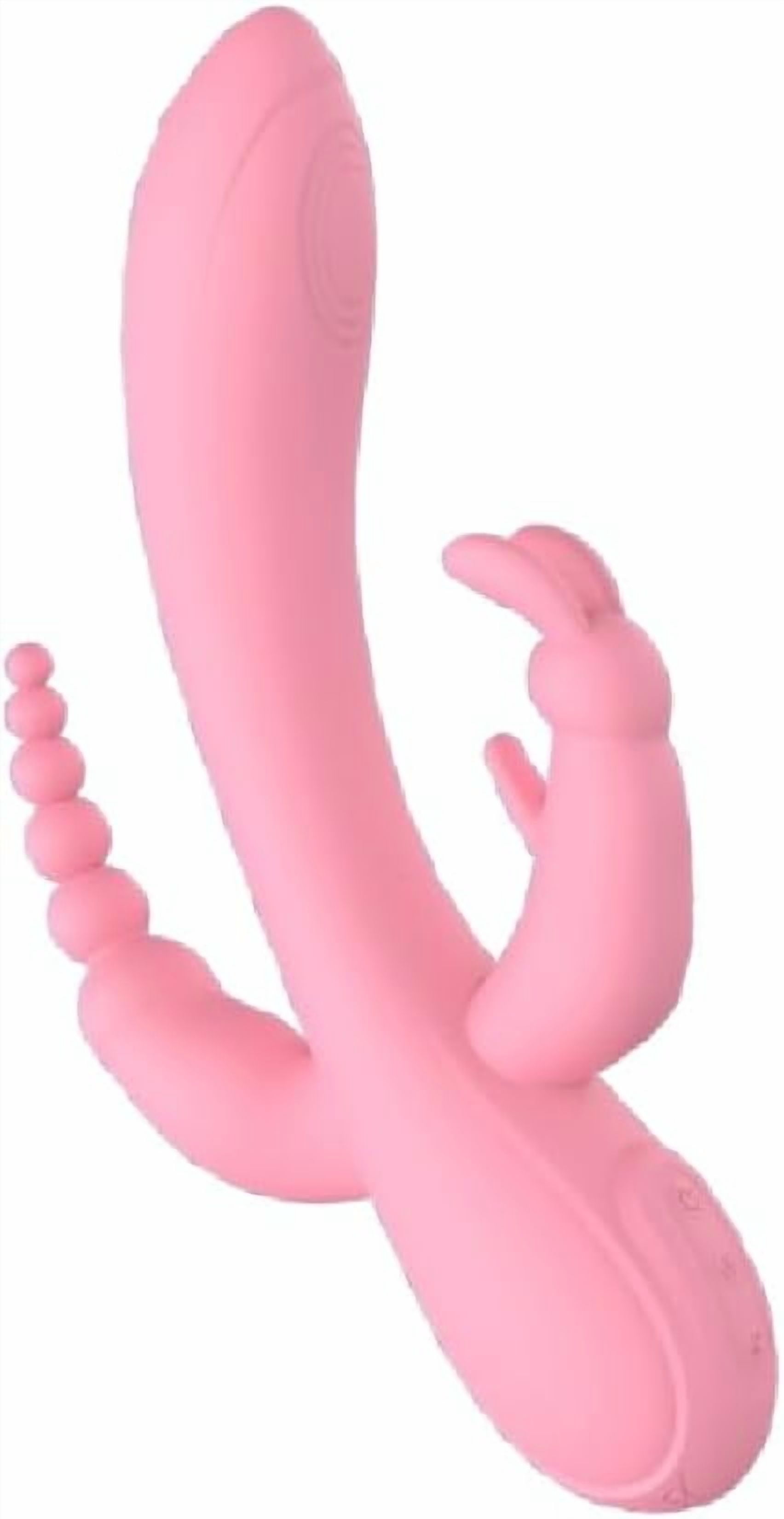 Rechargeable G-Spot & Clitoral Vibrator with 12 Vibrations, Triple  Stimulator with Bunny Ears & Anal Beads, Adult Toy for Women & Couples, Body-Safe  Silicone, Light Pink - Walmart.com