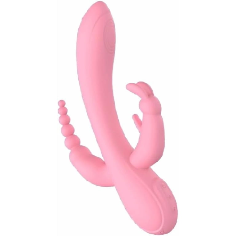 Rechargeable G-Spot & Clitoral Vibrator with 12 Vibrations, Triple  Stimulator with Bunny Ears & Anal Beads, Adult Toy for Women & Couples, Body-Safe  Silicone, Light Pink - Walmart.com