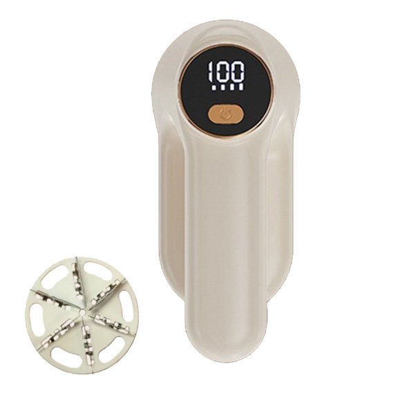 Rechargeable Garment Shaver With High Capacity Box Quickly Eliminates Fuzz Balls From Knitwear Upholstery And More