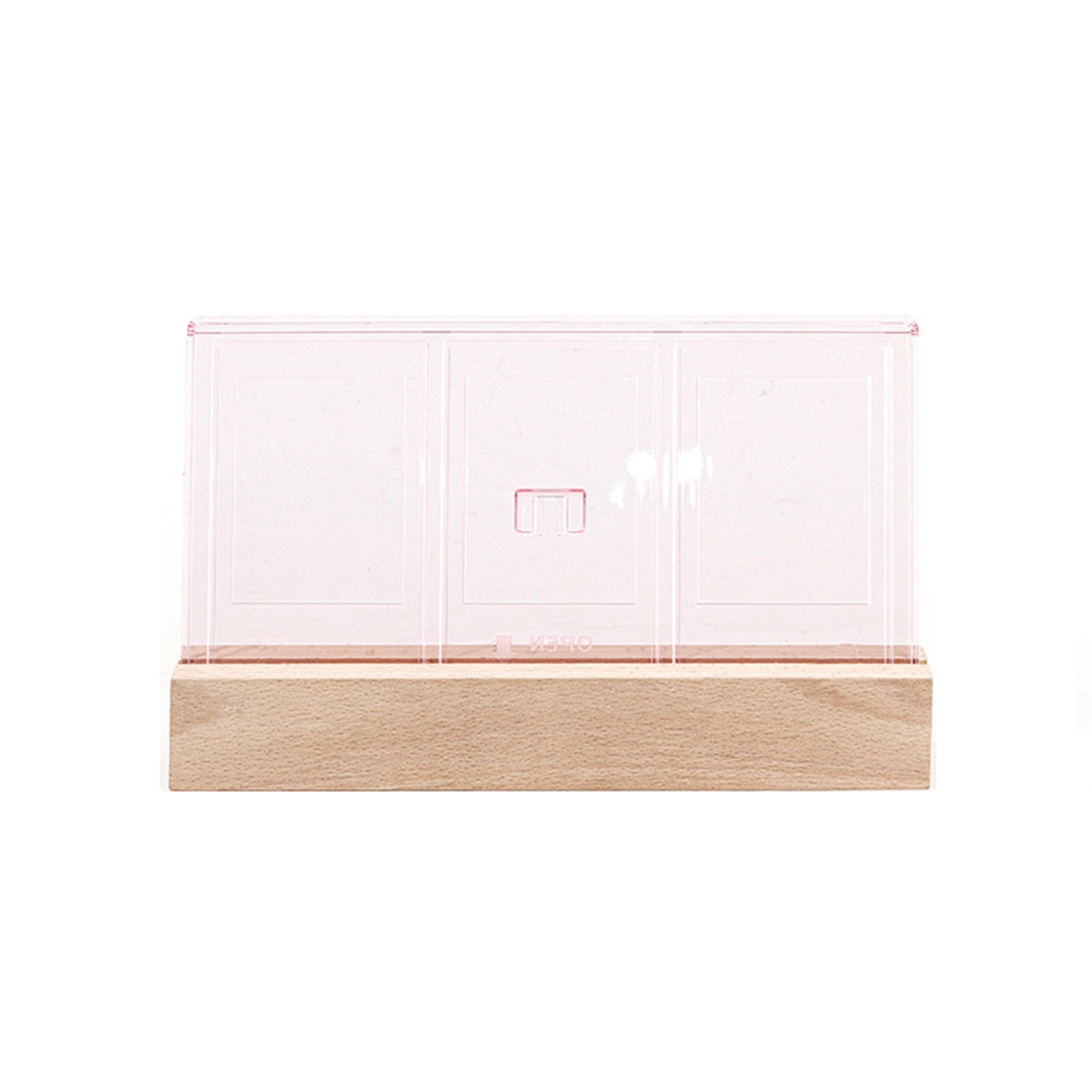 Rechargeable Glowing Frame for 3Inch Pictures, Triple Window, Photo ...