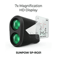thumbnail image 1 of Rechargeable Golf Rangefinder with Slope 1000 Yards Range Finder Golf with Flag Pole Lock Vibration 7X Magnification for Golf & Hunting, 1 of 6