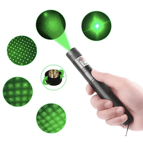 Rechargeable Green Laser Pointer High Powered 10,000 Feet Long Range Laser Beam Camping, Cat, Tactical