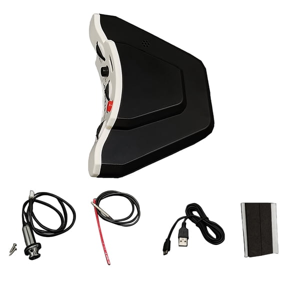 Rechargeable Guitar Sound Hole Pickups with Volumes & Tone Control Musical Instrument Piezo Pickup Acoustic Guitar Picku