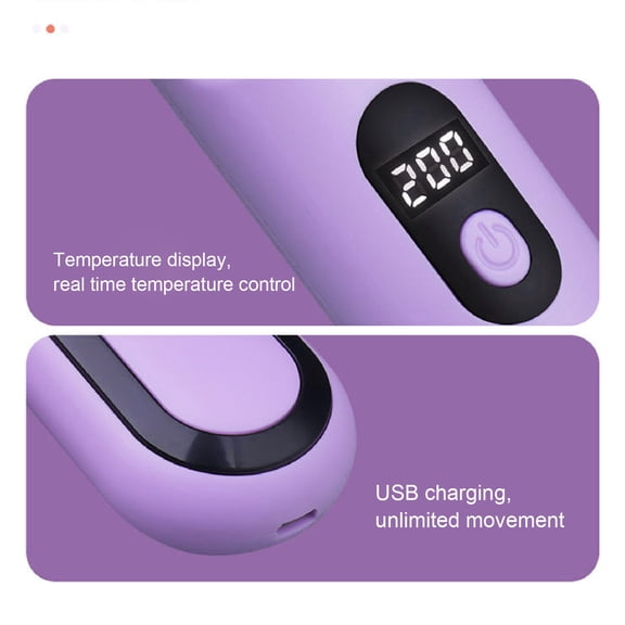 Rechargeable Hair Straightener Comb, Negative Ion Technology For <span Style="background:red"></span>, Shiny Hair