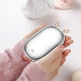 thumbnail image 1 of Rechargeable Hand Warmer - 4.4"x2.2"x0.9" Cute Elk Designed with 2400mAh Power Bank, 3-Temperature USB Hand Warmer for Winter, Giftable Two-in-One Portable Heater, 1 of 4