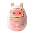 thumbnail image 1 of Rechargeable Hand Warmer | USB Electric Portable Heater | 2 Temp Settings | 1500mAh Battery | Ergonomic Design | Cartoon Style | Reusable | Outdoor Pocket Warmer | Lanyard Included, 1 of 6