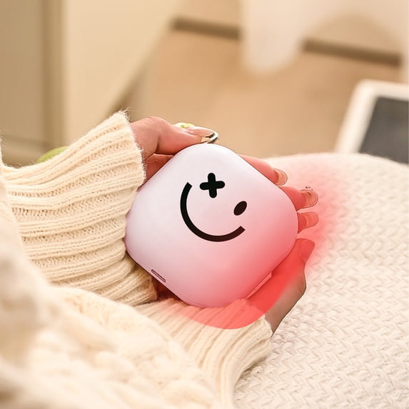 Rechargeable Hand Warmer with USB Charging, Portable Mini Electric Hand Heater for Outdoor and Home Use, Pink