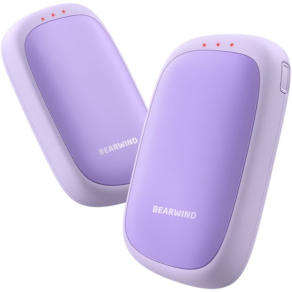 Rechargeable Hand Warmers 2 Pack - Smart-Controlled Magnetic Electric Handwarmers, Portable Pocket Heaters, 3 Heat Levels, Reusable Winter Essentials for Hunting, Skiing, Camping, Outdoor