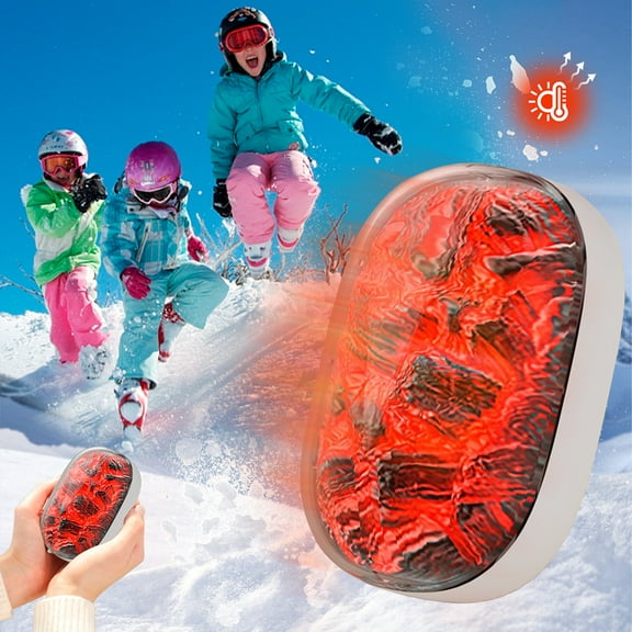 Rechargeable Hand Warmers, USB Reusable Portable Heater, Intelligent Temperature Control, Fast Heating 5s, 6-8H Warmth, Multi-Scene Use, Winter Gift for Home Office Outdoor