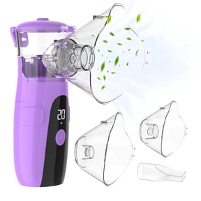 Rechargeable Handheld Atomizer with LED Display for Children - Clean, Quiet, and Large Mist Output