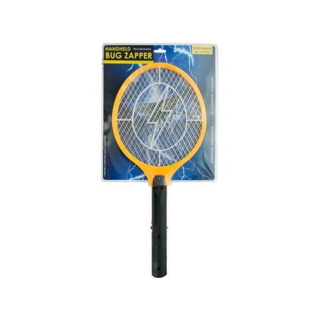 Kole Imports Rechargeable Handheld Bug Zapper Racket- 2 pack Yellow