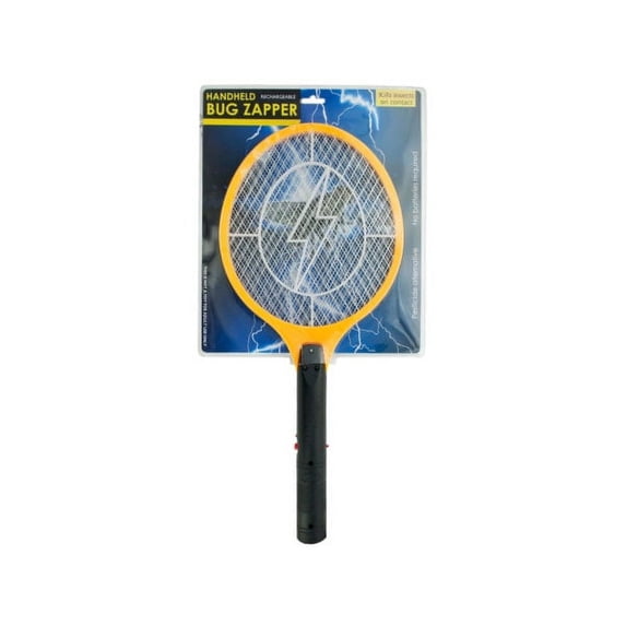Kole Imports Rechargeable Handheld Bug Zapper Racket- 2 pack Yellow