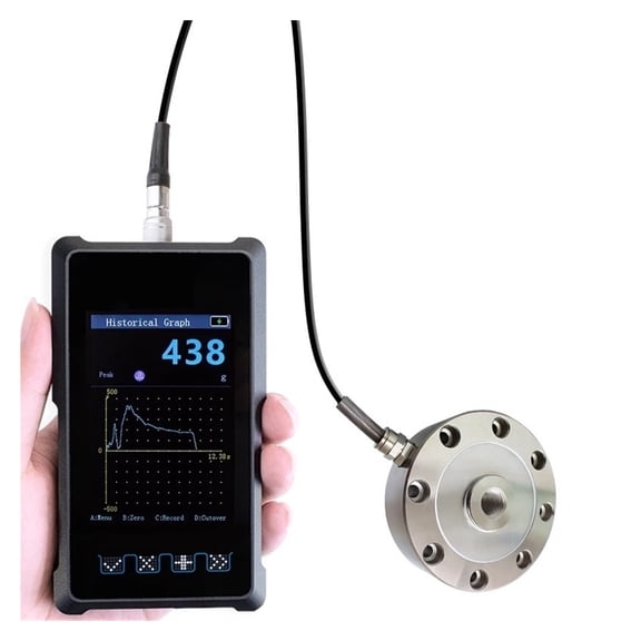 Rechargeable Handheld Dynamometer Digital Force Gauge With Load Cell Pull-Push Gauge