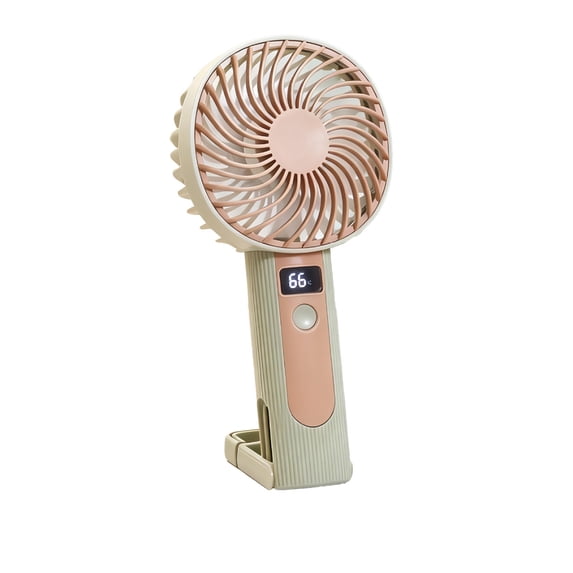 Rechargeable Handheld Fan, Portable Desk Fan USB Powered, Mini Personal Fan with 3 Speed Adjustments, Compact Dual-Use Cooling for Home, Office, and Outdoor Use