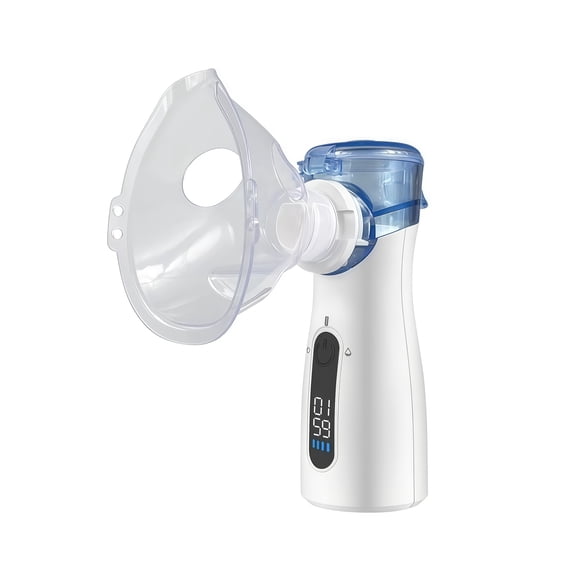 Rechargeable Handheld Steam Inhaler 2.5m Mist, Adjustable, Ultra-Quiet, Self-Cleaning, for Home & Travel
