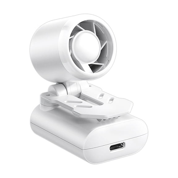 Rechargeable Hat Clip On Portable Fan, 360° Adjustable Mini Cap Cooling Fan, USB Charging Hands-Free Clip Fan, Lightweight Air Cooler, Clip Fan for Fishing Golf Cycling Outdoor Sports Summer Use