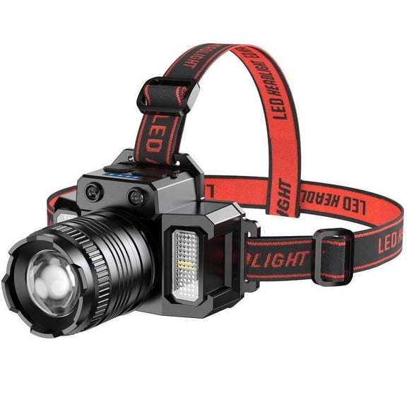 Rechargeable Headlamp 2000mah Super Bright Torch Light T51 Induction LED Headlight Waterproof Camping Mobile Power Bank Flashing