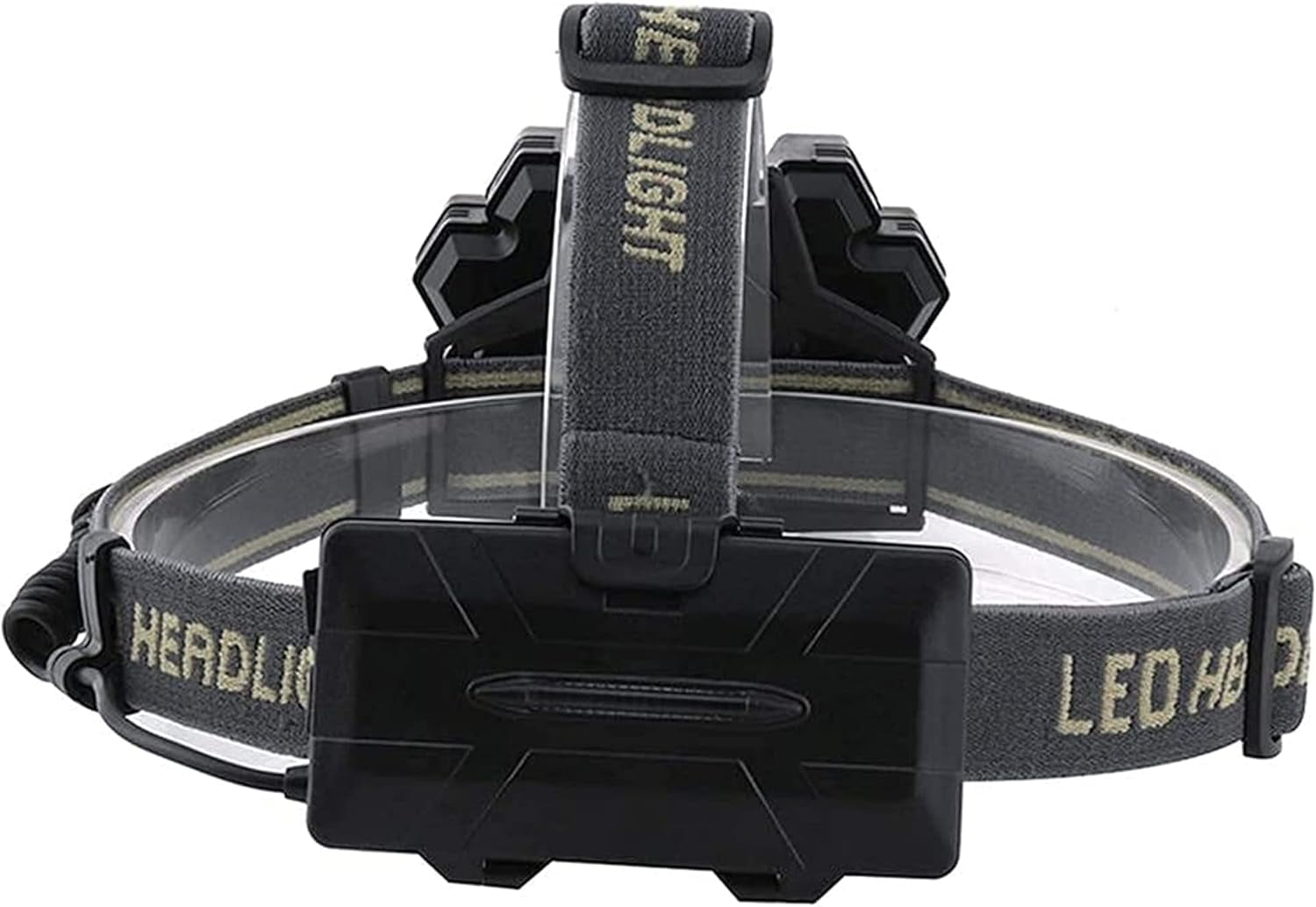 Rechargeable Headlamp, 7 LED Headlamp Flashlight Lights, 5 Modes USB Rechargeable Waterproof Head Lamp for Outdoor Camping Cycling Running Fishing, Head Lamps for Adults