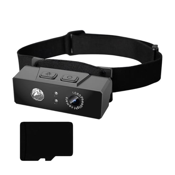 Rechargeable Headlamp Camera for Extended Use in Various Environment Recorder