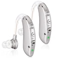thumbnail image 1 of Rechargeable Hearing Aids for Seniors with Noise Cancelling,Hearing Loss Hearing Amplifiers,Digital Hearing Aid,Sound amplifier with Volume Control,Sliver, 1 of 8
