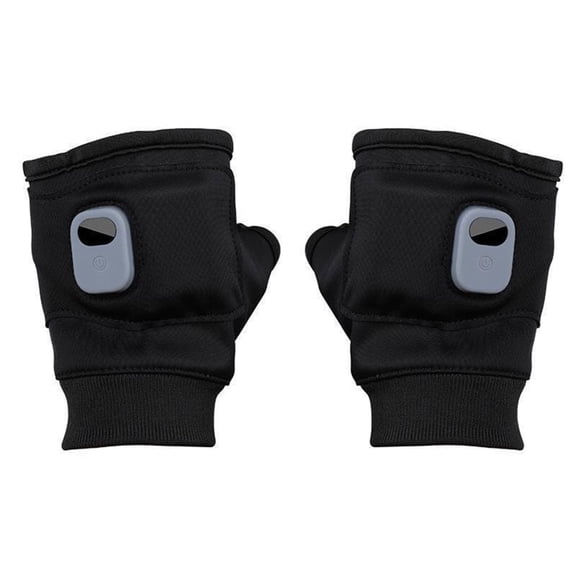 Rechargeable Heated Gloves for Cold Weather, Fingerless Hand Warmers for Outdoor Work and Daily Comfort