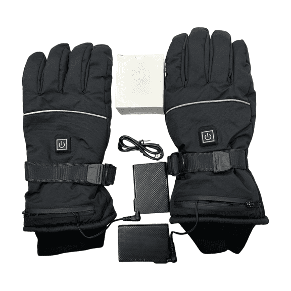 Rechargeable Heated Gloves for Men & Women, Touchscreen Winter Gloves with 3 Heat Settings for Skiing, Hunting, Outdoor Work