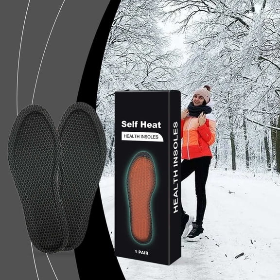 Rechargeable Heated Insoles for All-Day Foot Warmth Portable Shoe Heating Inserts with Natural Heat Technology