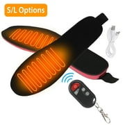 Rechargeable Heated Insoles, iMounTEK Winter Insoles Warmers with Remote Control, Unisex, PU Foam