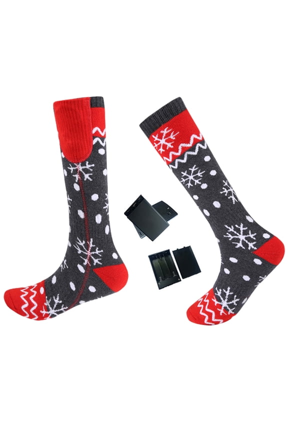 Rechargeable Heated Socks for Whole Soles, Toes and Insteps, Powered Warm Socks Thermal Heated Socks