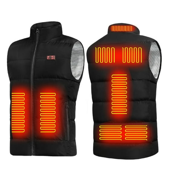 Rechargeable Heated Vest for Men Women,9 Heating Zones Lightweight Warming Jacket