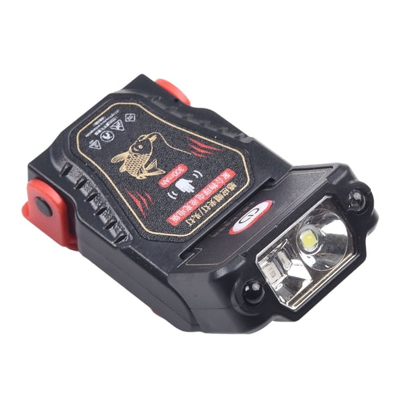 Rechargeable Induction USB LED Headlamp Clip on Cap Hat Light Torch Fishing Lamp