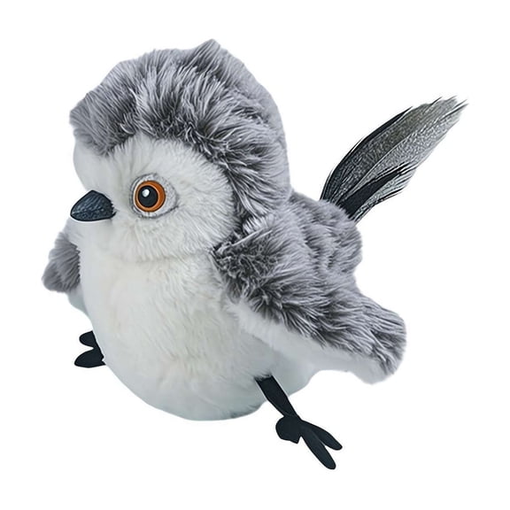 Rechargeable Interactive Flappy Bird Cat Toy with Real Feathers & Chirping Sounds, Simulated Flapping Wings and Remote Control for Indoor Cats