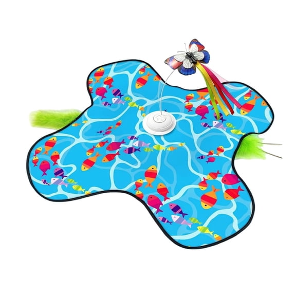 Rechargeable Interactive Toy With Wand Attachment And Crawling Decoration For Fun Play