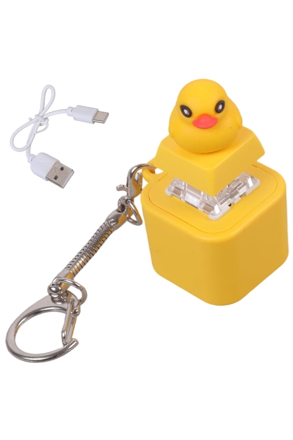 Rechargeable Keyboard Tester Keychains Speakers for Adults Stress Relief Testing Tool