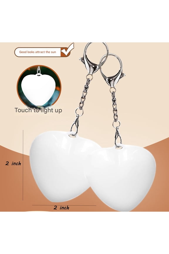 Rechargeable Keychain Light, Touch Sensor Mini Flashlight for Keys & Bags, Portable Emergency Light for Night Walking, Dog Walking, Power Outages, Compact Hands-Free Light (1 Pack)