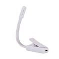 thumbnail image 1 of Rechargeable LED Book Light for Bed Reading - USB Clip On Lamp with 3 Brightness Levels, Eye Protection Glare Free Light, Perfect Night Reader Gift for Adults & Students | White KTFgvq, 1 of 6
