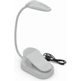 thumbnail image 1 of Rechargeable LED Book Light Flex, 3 Modes, Warm Light Clip On Reading Light with Flexible Neck for Reading in Bed, Book Reading Lamp (USB Included), 1 of 4
