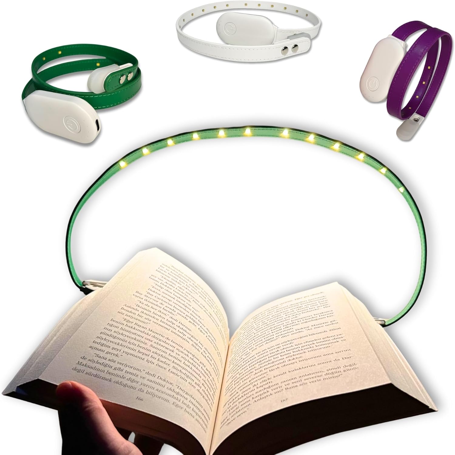 Rechargeable LED Book Lights for Reading in Bed Adjustable Mini Clip ...