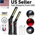 thumbnail image 1 of Rechargeable LED COB Work Light Mechanic Flashlight Lamp Magnetic Base Bright, 1 of 24