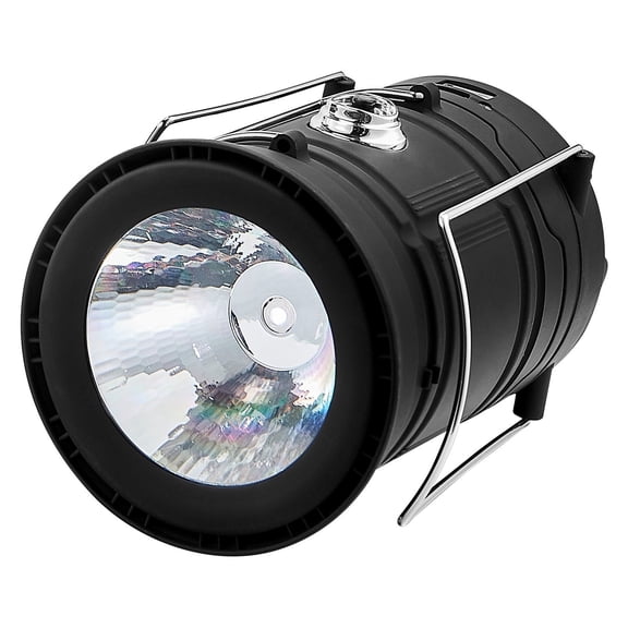 Bright LED Camping Lantern 4 PCs, Rechargeable Battery Operated, Portable Power Bank for Fishing, Hunting, Emergencies