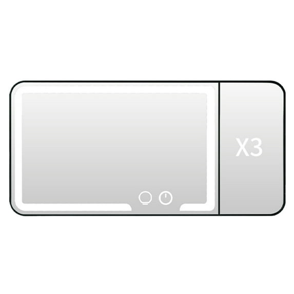 Rechargeable LED Car Sun Visor with 3 Light Modes for Enhanced Makeup Convenience Universal Fit for All Vehicles Car Interior Accessory