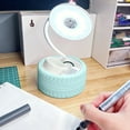 thumbnail image 1 of Rechargeable LED Desk Lamp - Foldable Eye-Care Light with 3 Color Modes, Stepless Dimming & USB Power (4.17 Inch) Blue, 1 of 7