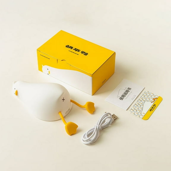 Rechargeable LED Duck Night Light Touch Lamp for Baby Breastfeeding Duck Lamp Children Nightlight